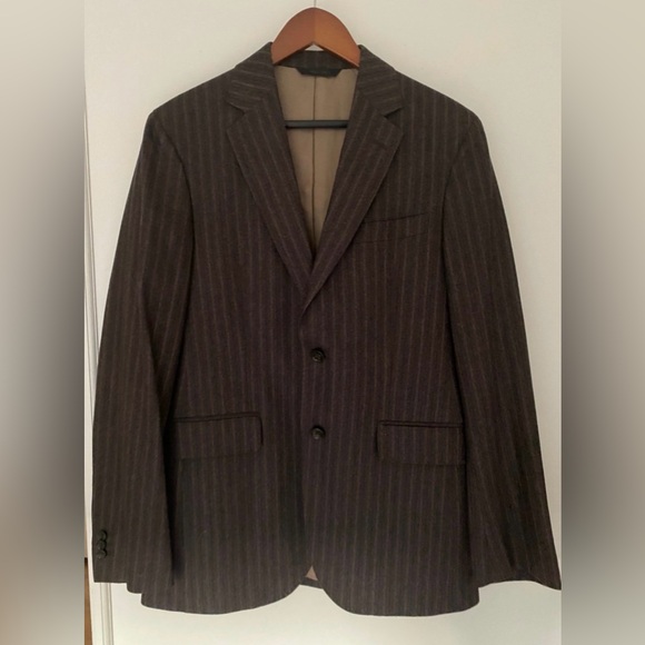 Banana Republic Suit Jacket Wool Cashmere 38R